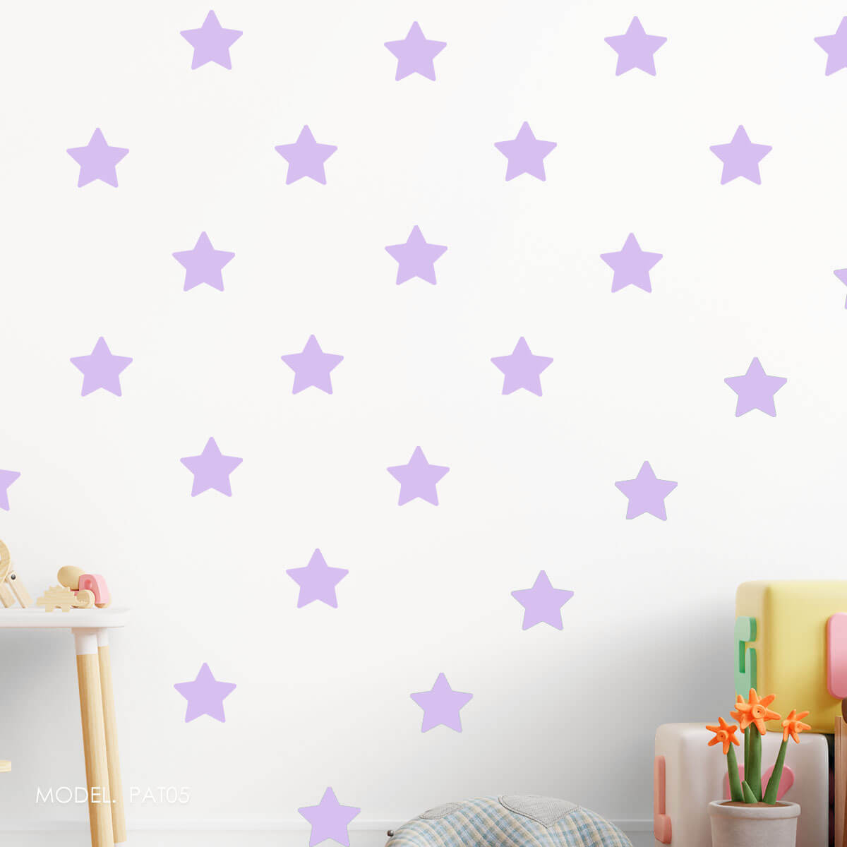 PAT05- Patrón Estrellas Moradas ¡Escoge tu tonalidad de morado favorito!