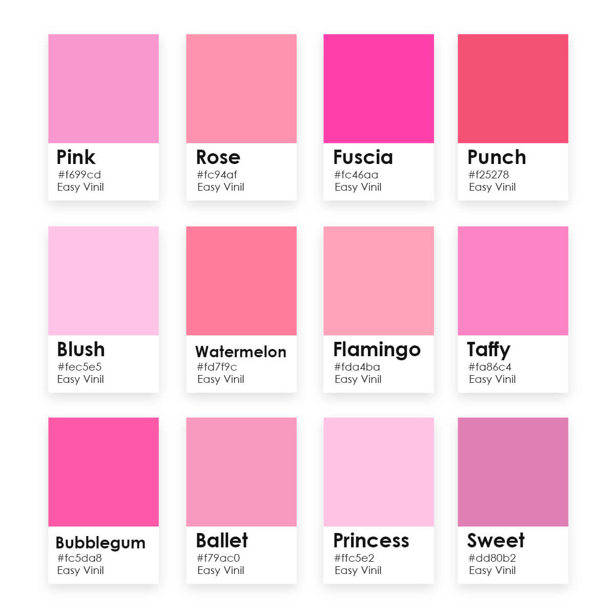 PAT02- Patrón Estrellas Rosas ¡Escoge tu tonalidad de rosa favorita!